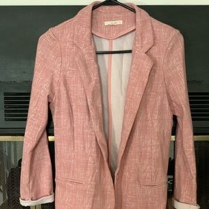 Blush blazer